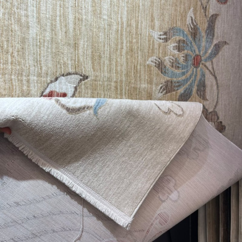 سجاد مود بوهيمي تركي J593AC رملي مقاس 250*350