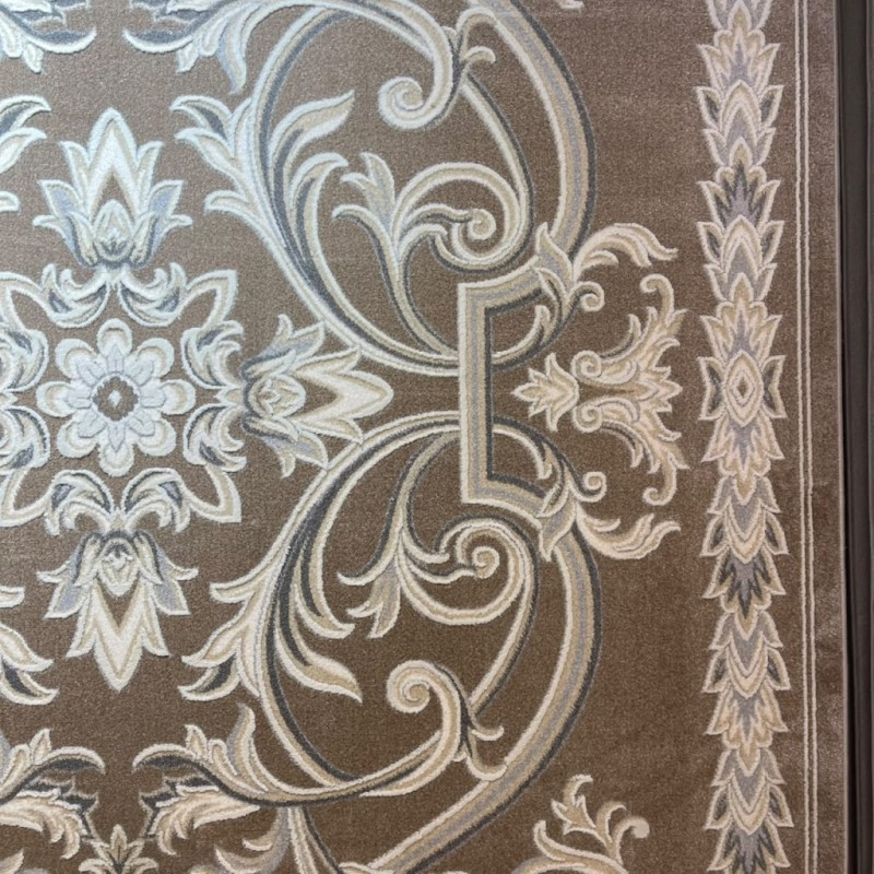 سجاد اويال تركي 9661D بني مقاس 150*220