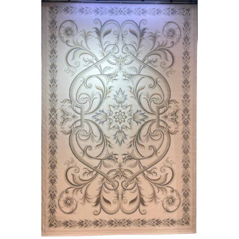 سجاد اويال تركي 9661D ابيض رصاصي مقاس 300*400