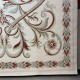 سجاد اويال تركي 9661D ابيض تيرا مقاس 200*300