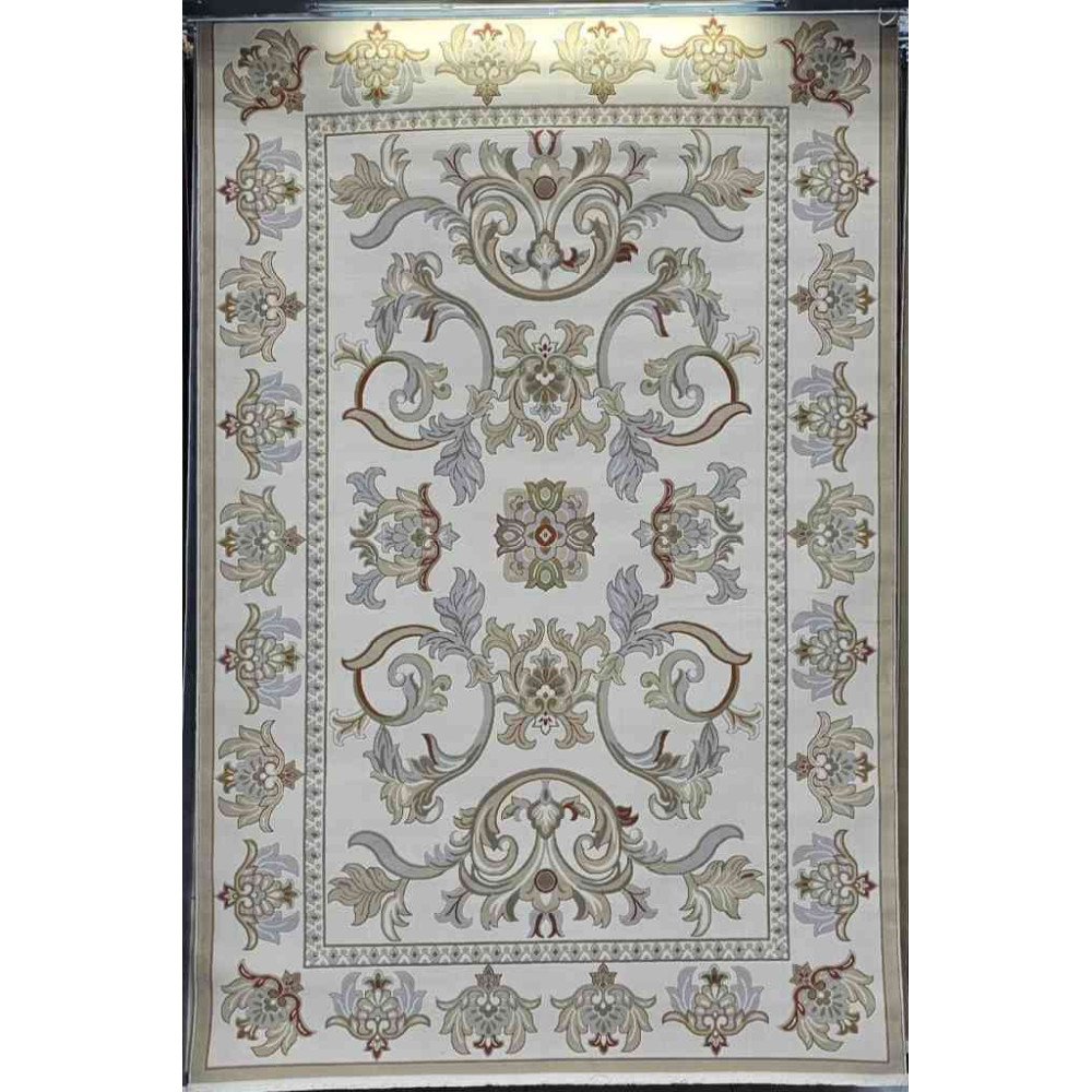 سجاد تركي فلــورانـسـيا 634 نقش فرنسي لون كريم رصاصي مقاس 50*80 سجاد تركي فلــورانـسـيا 634 نقش فرنسي لون كريم رصاصي مقاس 50*80