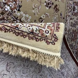 سجاد تركي مرسيليا 2799A كلاسيك مظغوط فاخر بيج مقاس 400*500