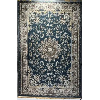 سجاد تركي مرسيليا 2799A كلاسيك مظغوط فاخر سماوي مقاس 150*230