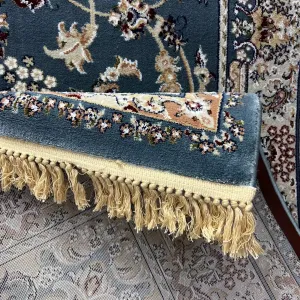 سجاد تركي مرسيليا 2799A كلاسيك مظغوط فاخر سماوي مقاس 400*600