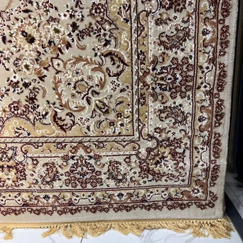 سجاد تركي مرسيليا 2799A كلاسيك مظغوط فاخر كريم مقاس 200*300