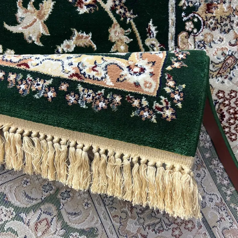 سجاد تركي مرسيليا 2799A كلاسيك مظغوط فاخر اخضر زيتي مقاس 300*500
