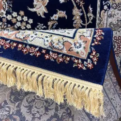 سجاد تركي مرسيليا 2799A كلاسيك مظغوط فاخر كحلي مقاس 400*600