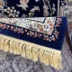سجاد تركي مرسيليا 2799A كلاسيك مظغوط فاخر كحلي مقاس 400*600
