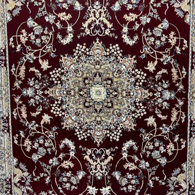 سجاد تركي مرسيليا 2799A كلاسيك مظغوط فاخر احمر مقاس 300*400