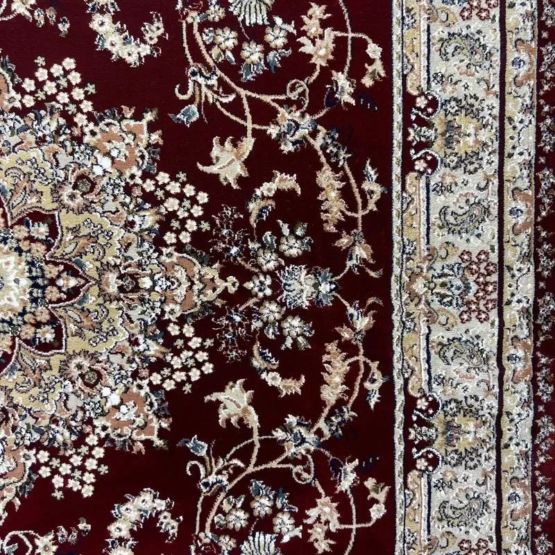 سجاد تركي مرسيليا 2799A كلاسيك مظغوط فاخر احمر مقاس 300*400